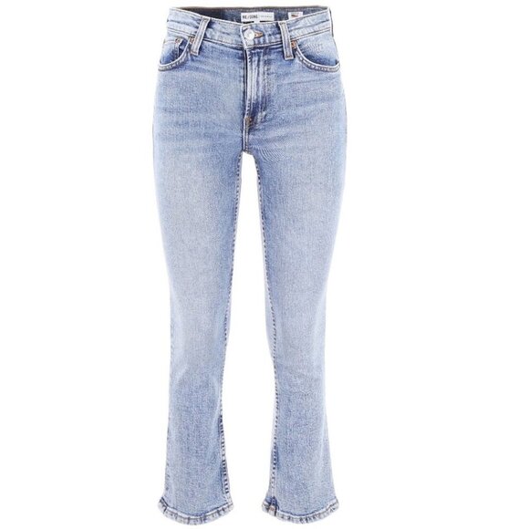 RE/DONE Levis Kick Flare Jeans MID90s High Rise Size 25 Blue Denim 90s High Rise - Picture 14 of 14